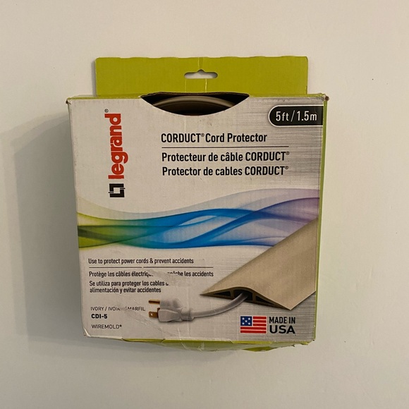 Legrand Cord Protector Ivory Five Foot NWT - Picture 9 of 15